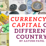 Currency and Capital of different countries